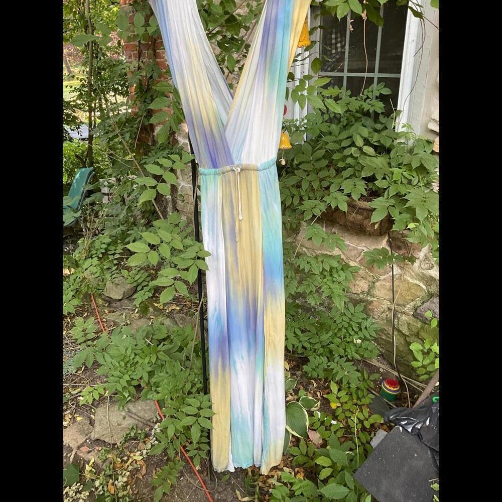 BCBG MAXAZRIA  Grecian Style Flowy Beachy Coastal Coverup Small